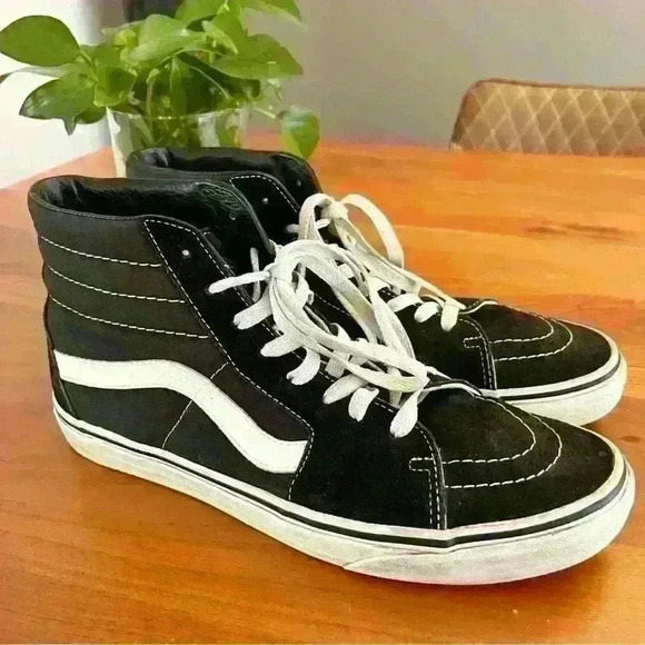 Vans Other - Vans Sk8 Hi Black Skateboard High Top Shoes Athletic Trainers  Mens 10, EUR 43.
